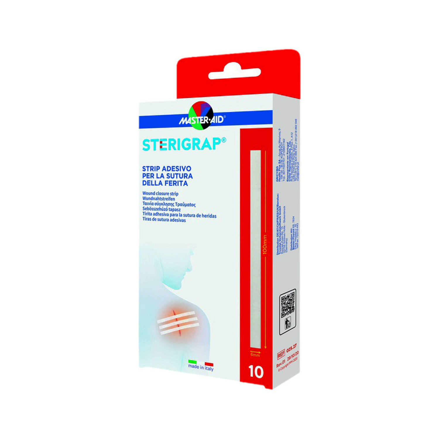 image - 982593562 - Striscia adesiva sterile per sutura di ferite da taglio, utile per unire i bordi e prevenire la riapertura durante la cicatrizzazione. - 0005625_2.jpg