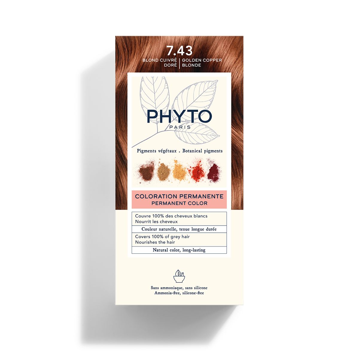image - 985670999 - Phyto Phytocolor Kit Colorazione Capelli 7.43 Biondo Ramato - 4742356_1.jpg