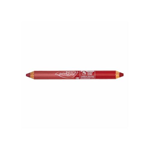 image - 943575225 - PUROBIO COSMETICS MATITONE DUO DAY/NIGHT PER LABBRA 2 ROSA CORALLO/ROSSO CILIEGIA - 4725961_1.jpg