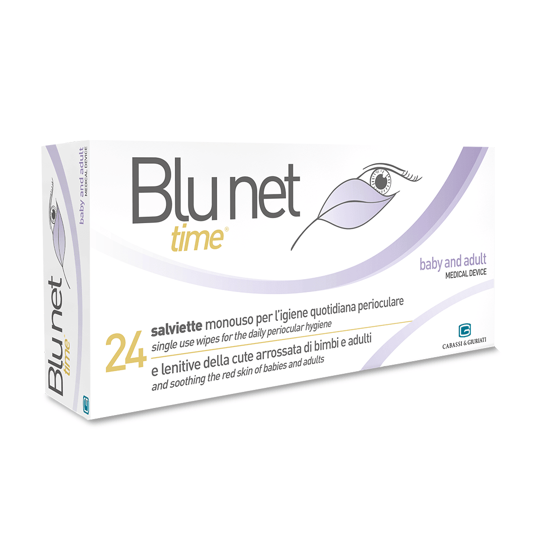 Blunet Time Salviette Perioculari Lenitive Della Cute Arrossata Occhi 24 Pezzi