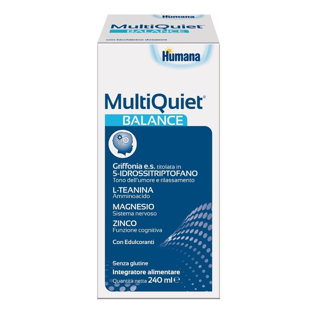 Humana Multiquiet Balance Integratore Tono Dell'umore E Rilassamento 240ml