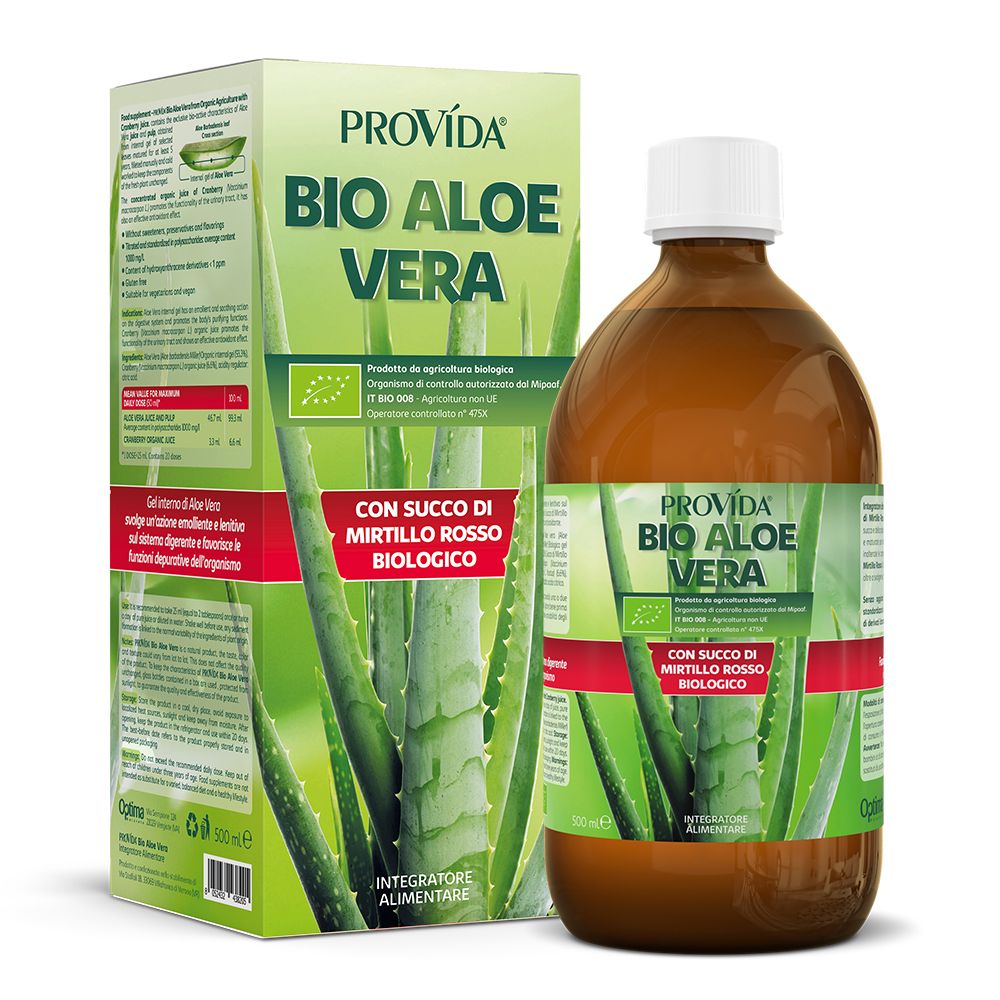 Provida Bio Aloe Vera Con Mirtillo Rosso 500ml