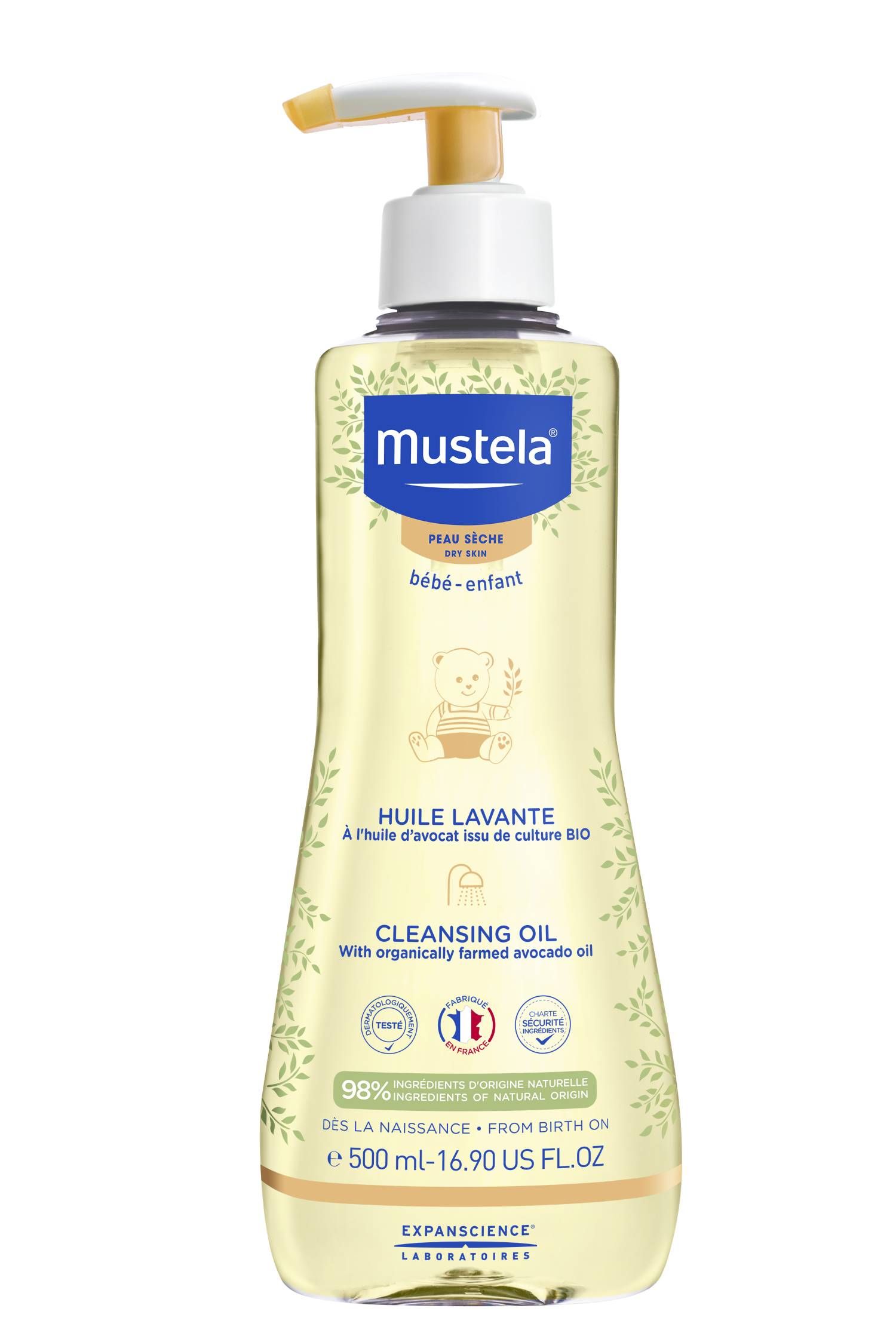 Mustela Olio Bagno Pelle Secca 500ml