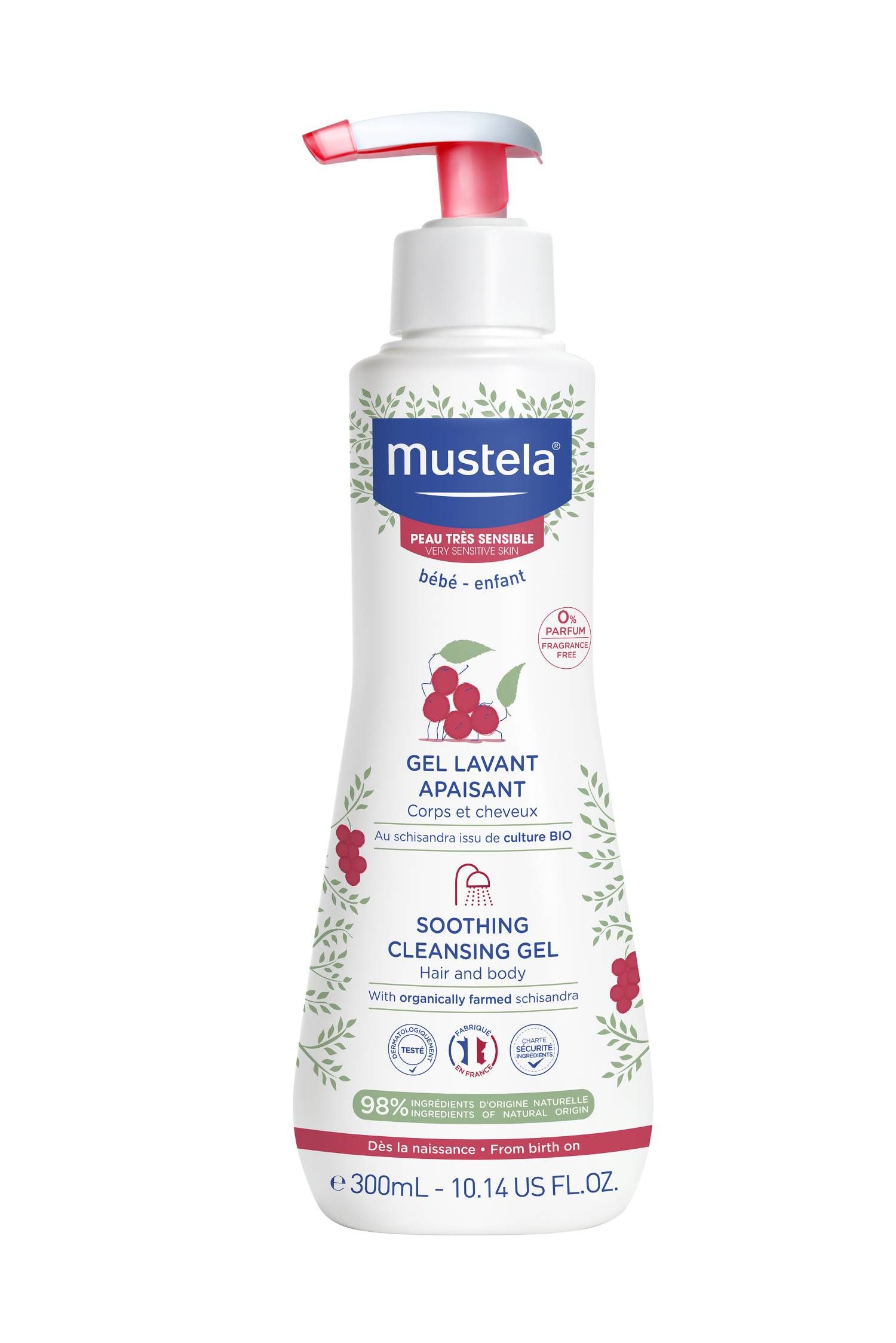 Mustela Gel detersione Lenitivo 300ml