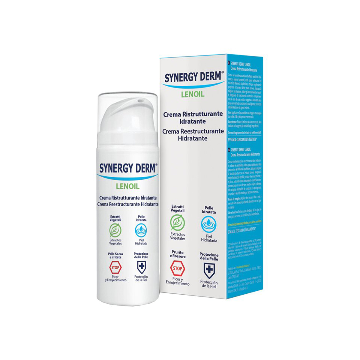 Synergy Derm Lenoil Crema Ristrutturante Idratante 50ml