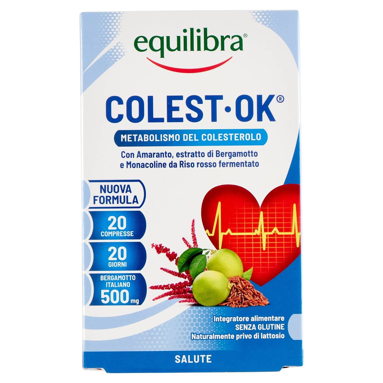 Equilibra Colest Ok Integratore Funzionalità Cardiovascolare 20 Compresse