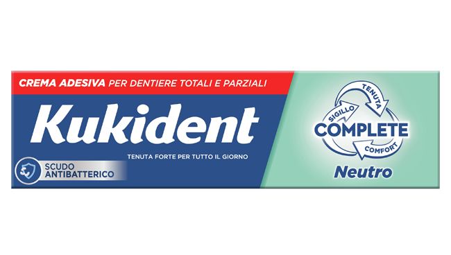 Kukident Neutro Crema Adesiva Protesi Dentarie 40g