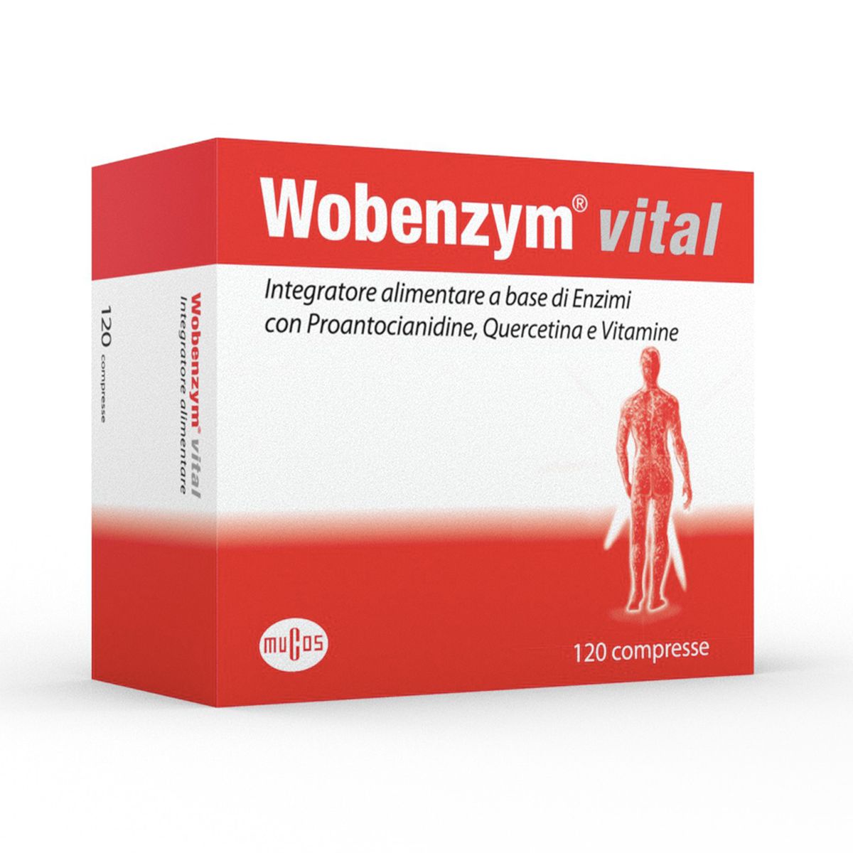 Wobenzym Vital Integratore Anti-infiammatorio 120 Compresse