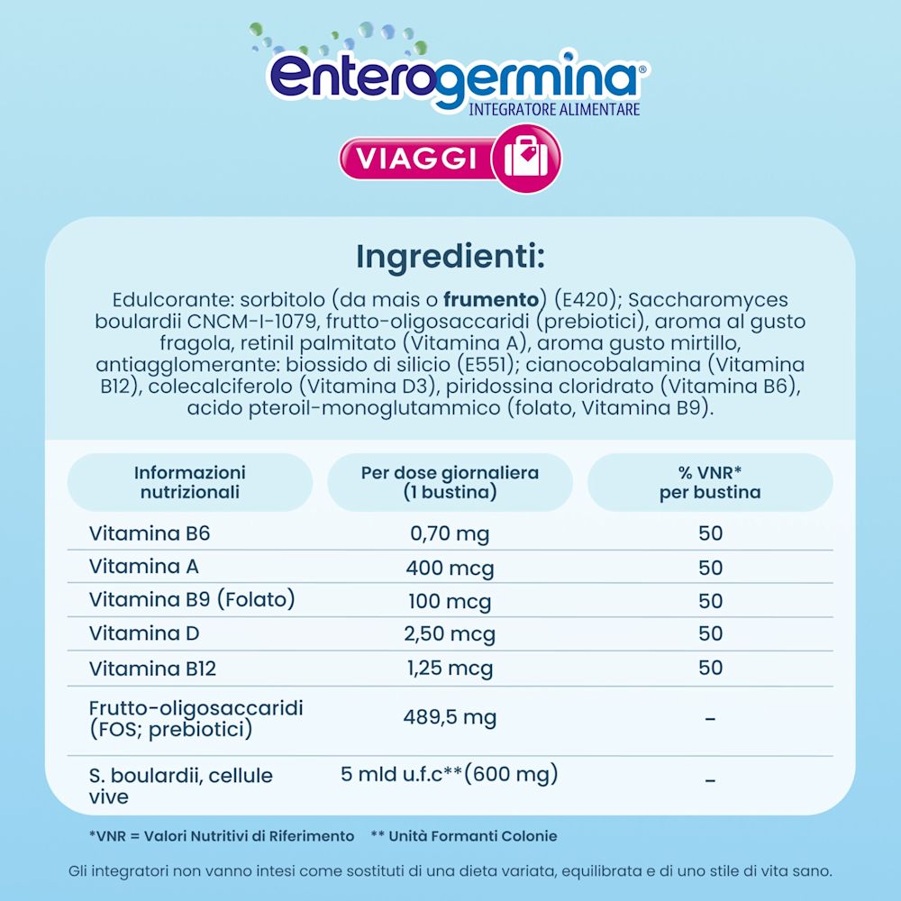 image - 933939579 - ENTEROGERMINA VIAGGI 12 BUSTINE OROSOLUBILI CONFEZIONE STANDARD - 7857397_16.jpg