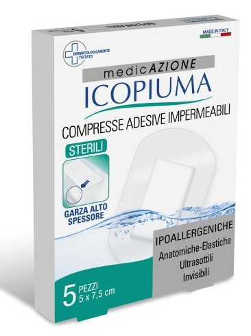 Icopiuma Medicazione Postoperatoria 5x7,5cm 5 Pezzi