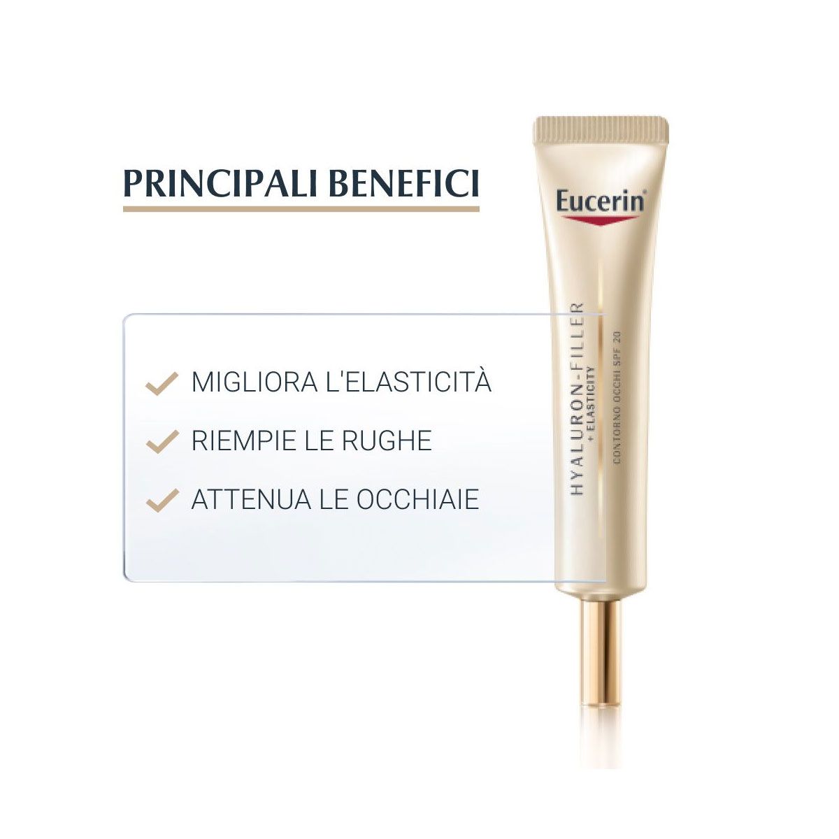 image - 977610676 - Eucerin Hyaluron Filler Elasticity Contorno Occhi Spf 20 15ml - 4734068_3.jpg