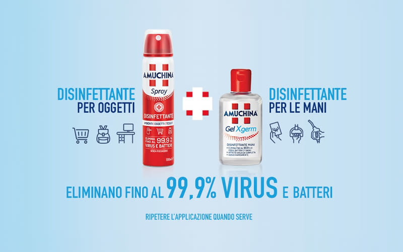 C'è. Per disinfettare al meglio.