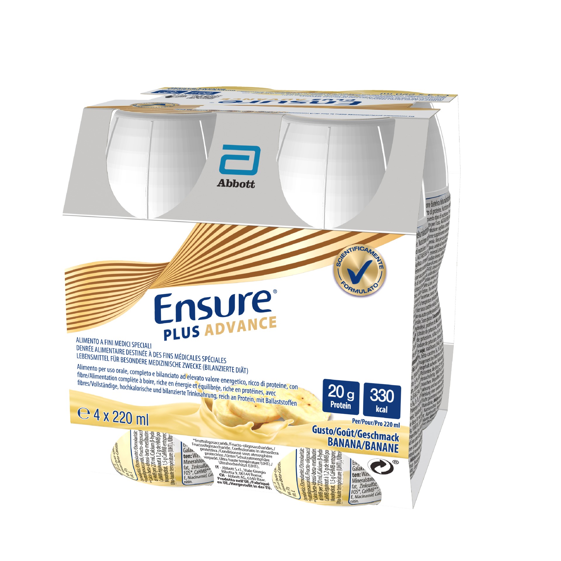 image - 935722076 - ENSURE PLUS ADVANCE BANANA 4 BOTTIGLIE DA 220 ML - 7863655_6.jpg