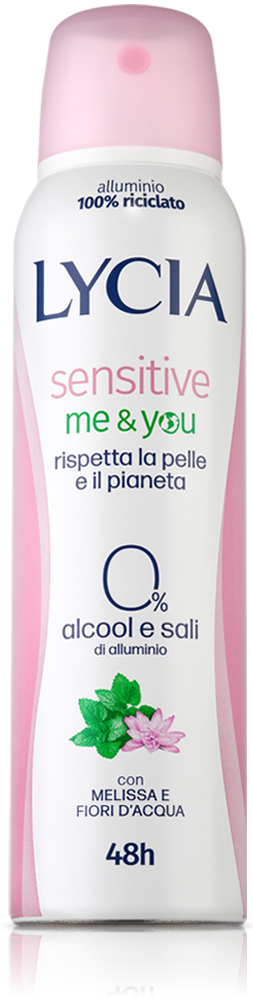 Lycia Sensitive Me And You Deodorante Spray New 150ml