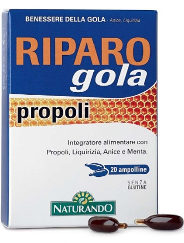 Riparo Gola Integratore Propoli 20 Ampolline