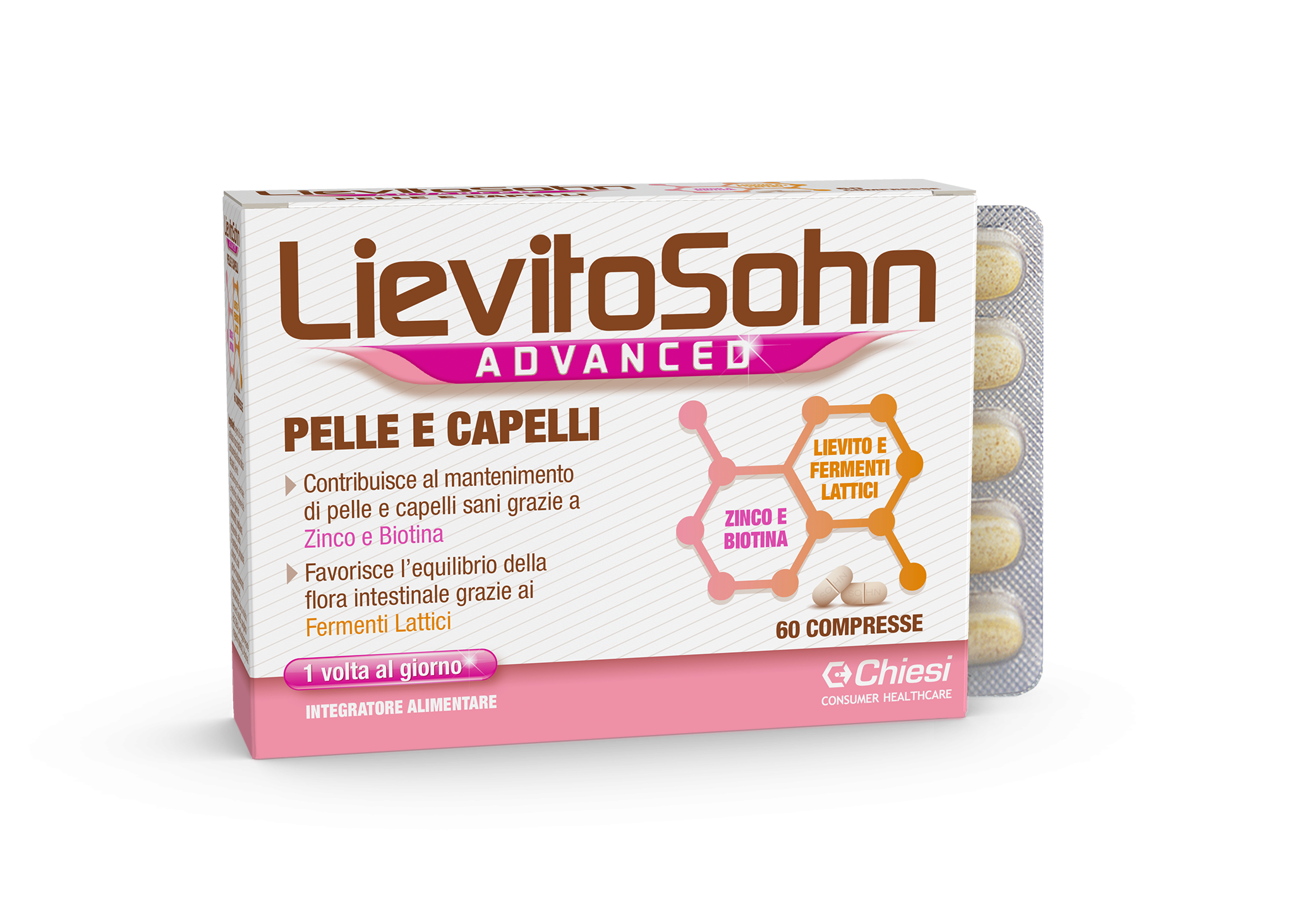 Lievitosohn Advanced Integratore Pelle E Capelli 60 Compresse