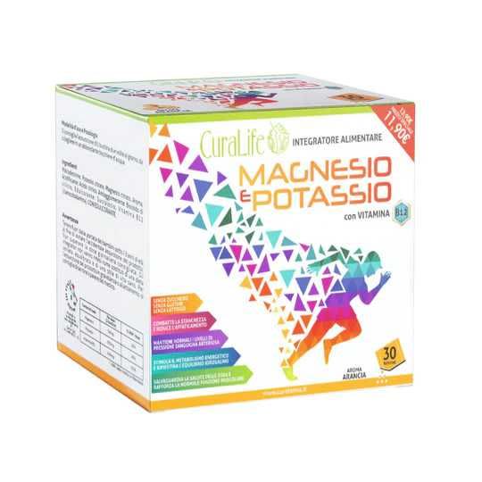 image - 984505711 - Curalife Magnesio Potassio Arancia Integratore Vitamina B12 30 bustine - 4740813_2.jpg
