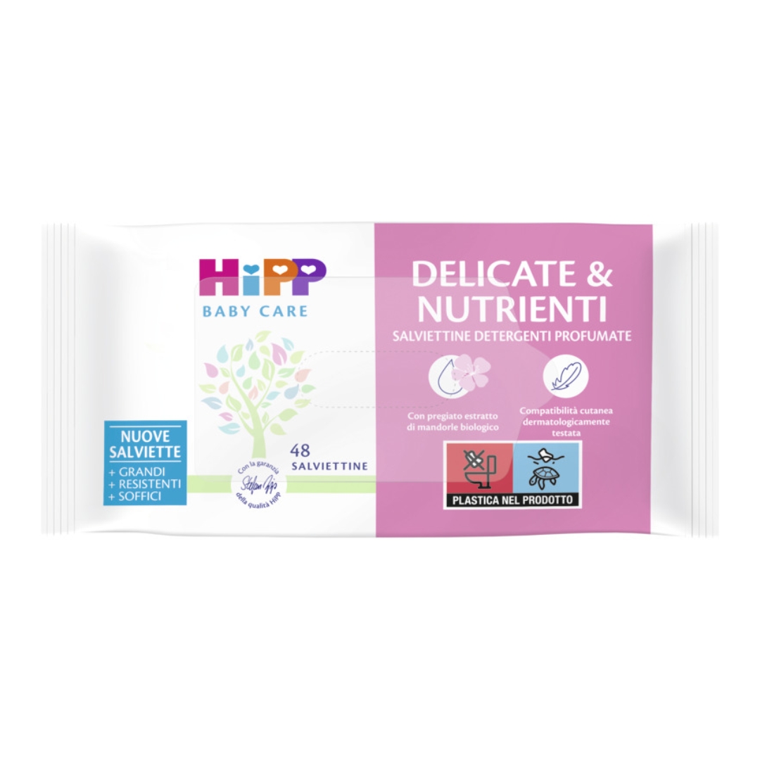 Hipp Salviettine Delicate E Nutrienti 48 Pezzi