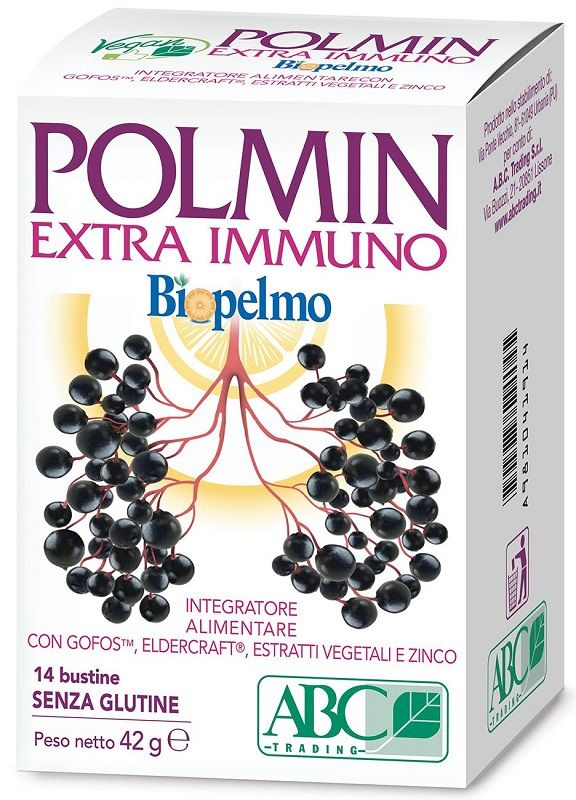 Abc Trading Polmin Extra Immujno Biopelmo Integratore Immunostimolante 14 Bustine