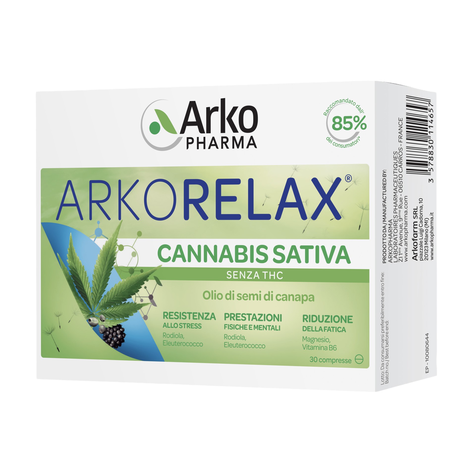 image - 982754020 - ARKORELAX CANNABIS SATIVA 30 COMPRESSE - 4738998_4.jpg