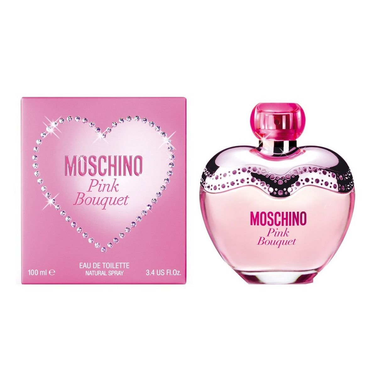 Moschino Pink Bouquet Eau De Toilette Spray Donna 100ml