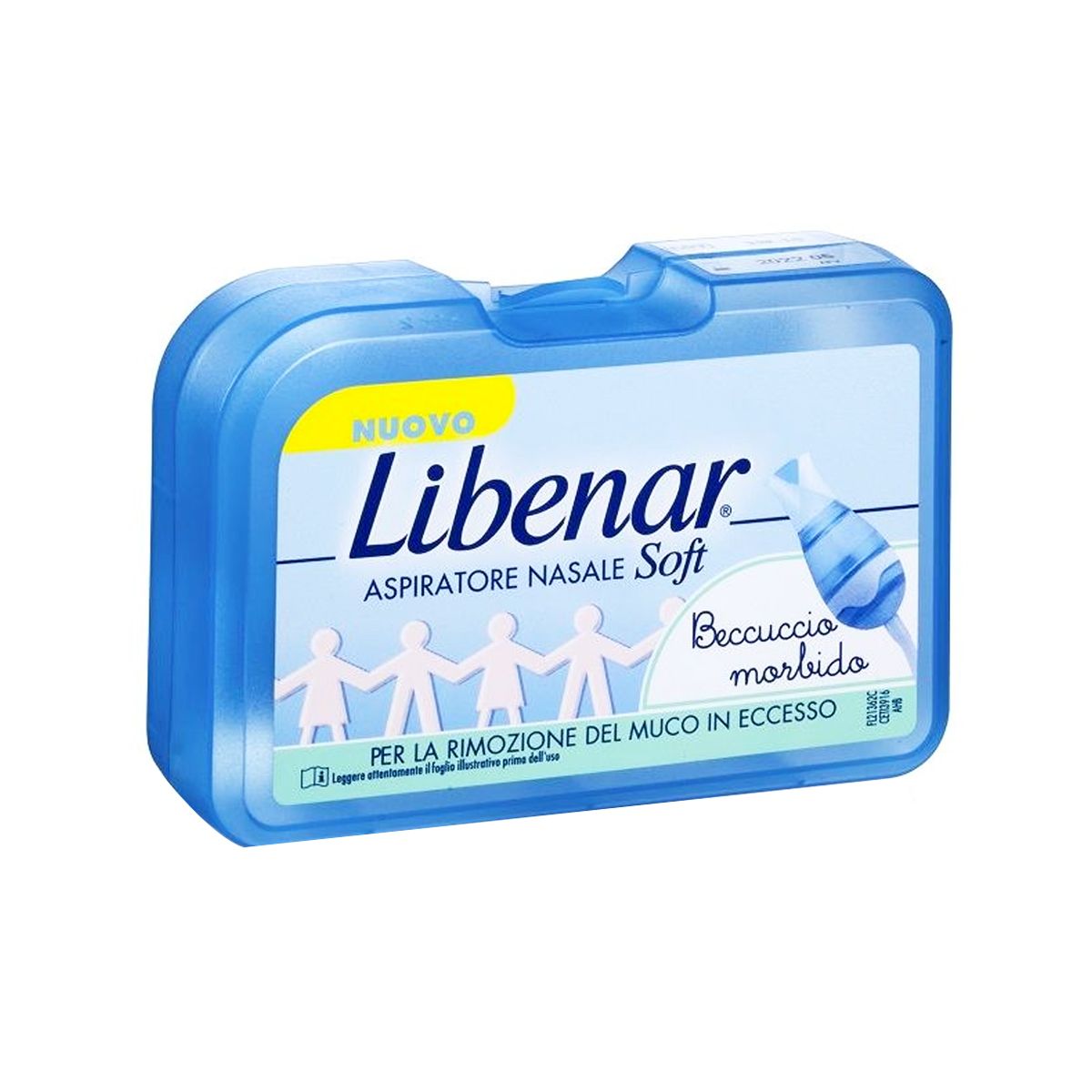 Libenar Aspiratore Nasale Soft Libenar + 5 Filtri Con Beccuccio Ultra Flessibile