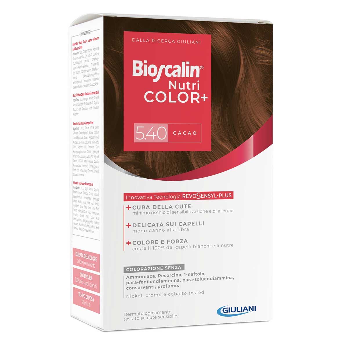 Bioscalin Nutricolor+ Tinta Capelli N.5,40 Gusto Cacao