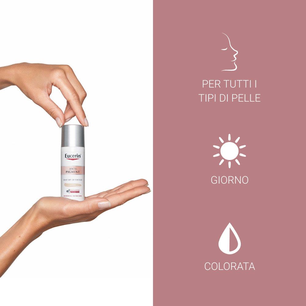 image - 983665441 - Eucerin Anti-pigment Crema Giorno colorata Light Spf30 50ml - 4709388_4.jpg