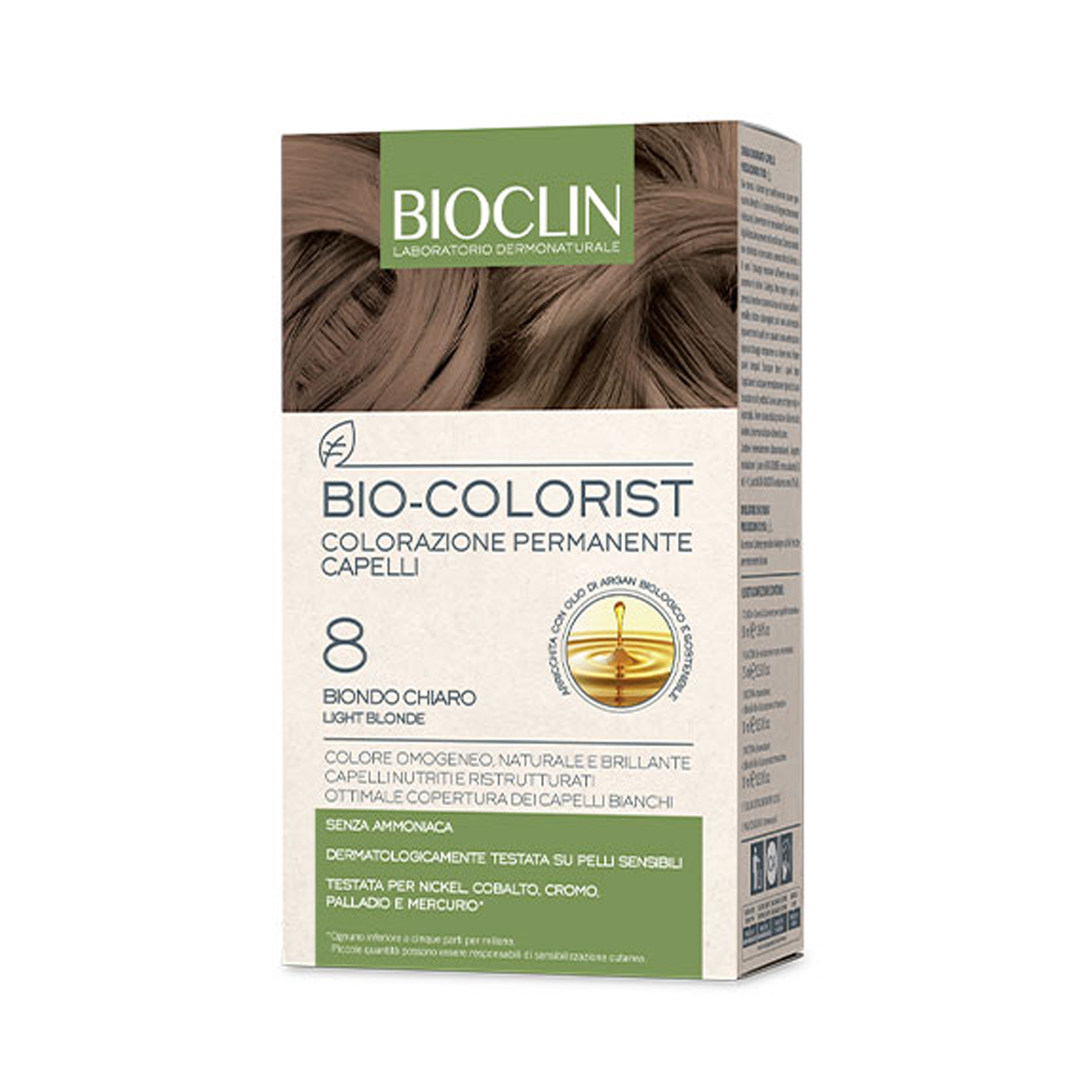 Bioclin Bio-colorist Colorazione Permanente Capelli 8 Biondo Chiaro