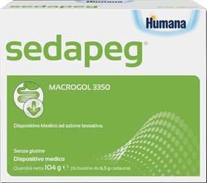 image - 935506891 - Sedapeg Bustine Humana è un dispositivo medico a base di Macrogol 3350, indicato per la stipsi cronica e l'intestino irregolare. - 7881960_1.jpg