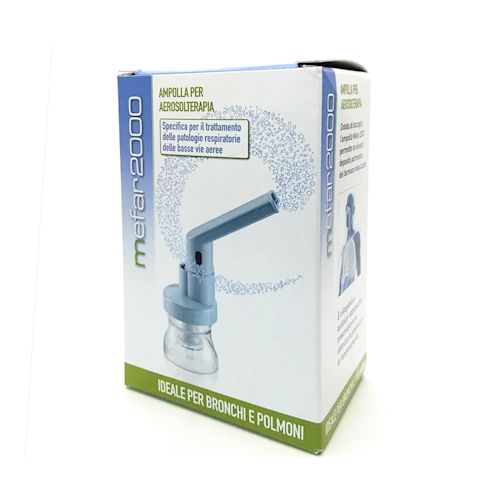 image - 903787657 - Ampolla Mefar 2000 con raccordo per somministrazione di farmaci in aerosol; pulizia e disinfezione seguendo le istruzioni per evitare contaminazioni. - 7880340_2.jpg