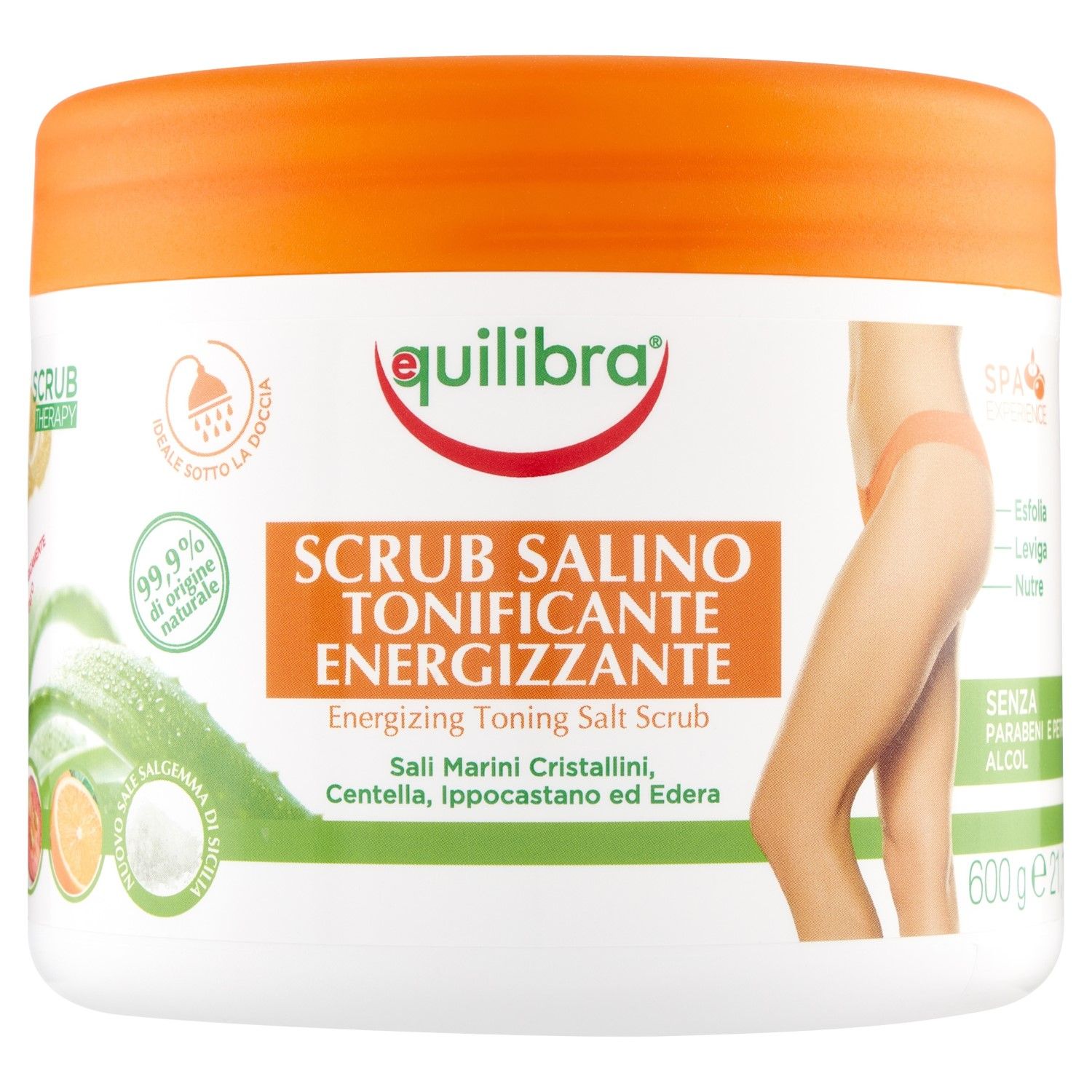 Equilibra Scrub Salino Tonificante Energizzante 600g