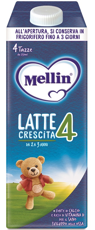 Mellin 4 Latte Crescita Da 2 A 3 Anni 1000ml