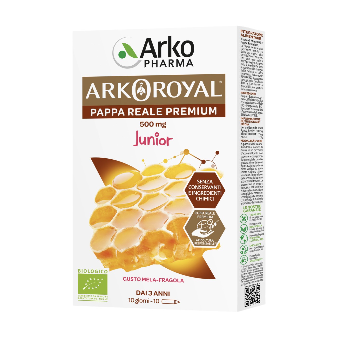 image - 920913365 - ARKOROYAL PAPPA REALE BIOLOGICA 500 MG 10 UNICA DOSE - 4709967_2.jpg