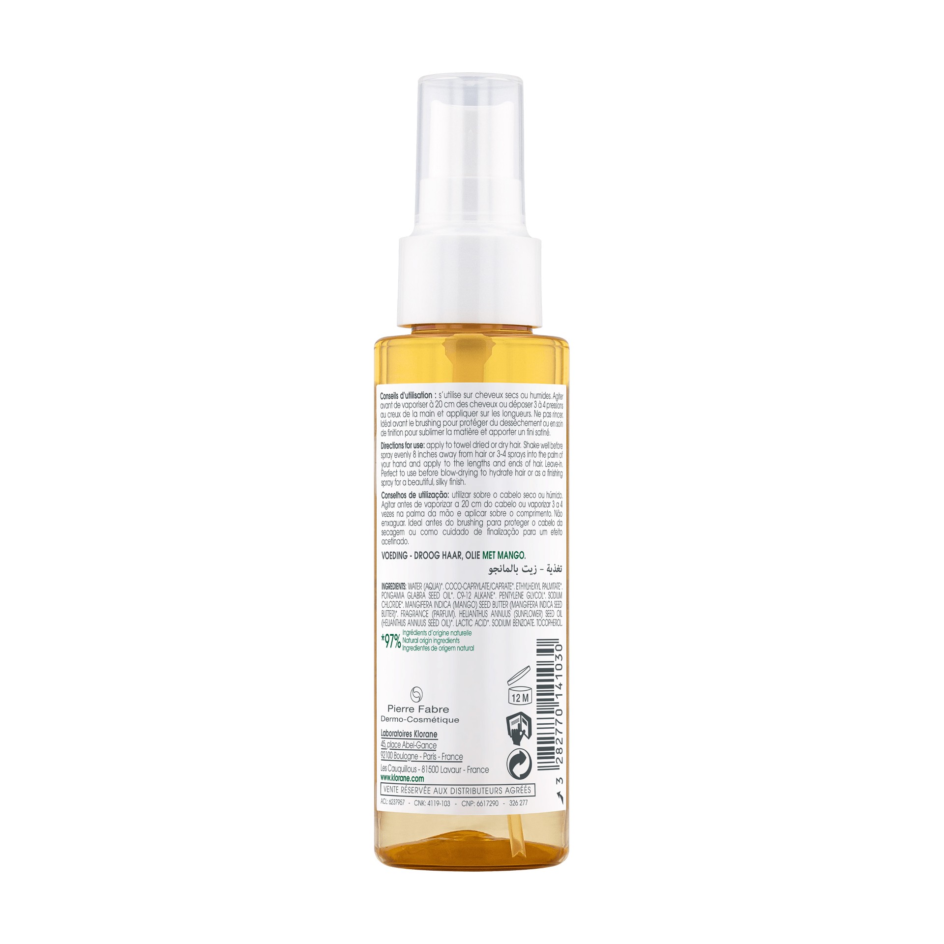 image - 981391131 - KLORANE OLIO AL MANGO 100 ML - 4706490_10.jpg