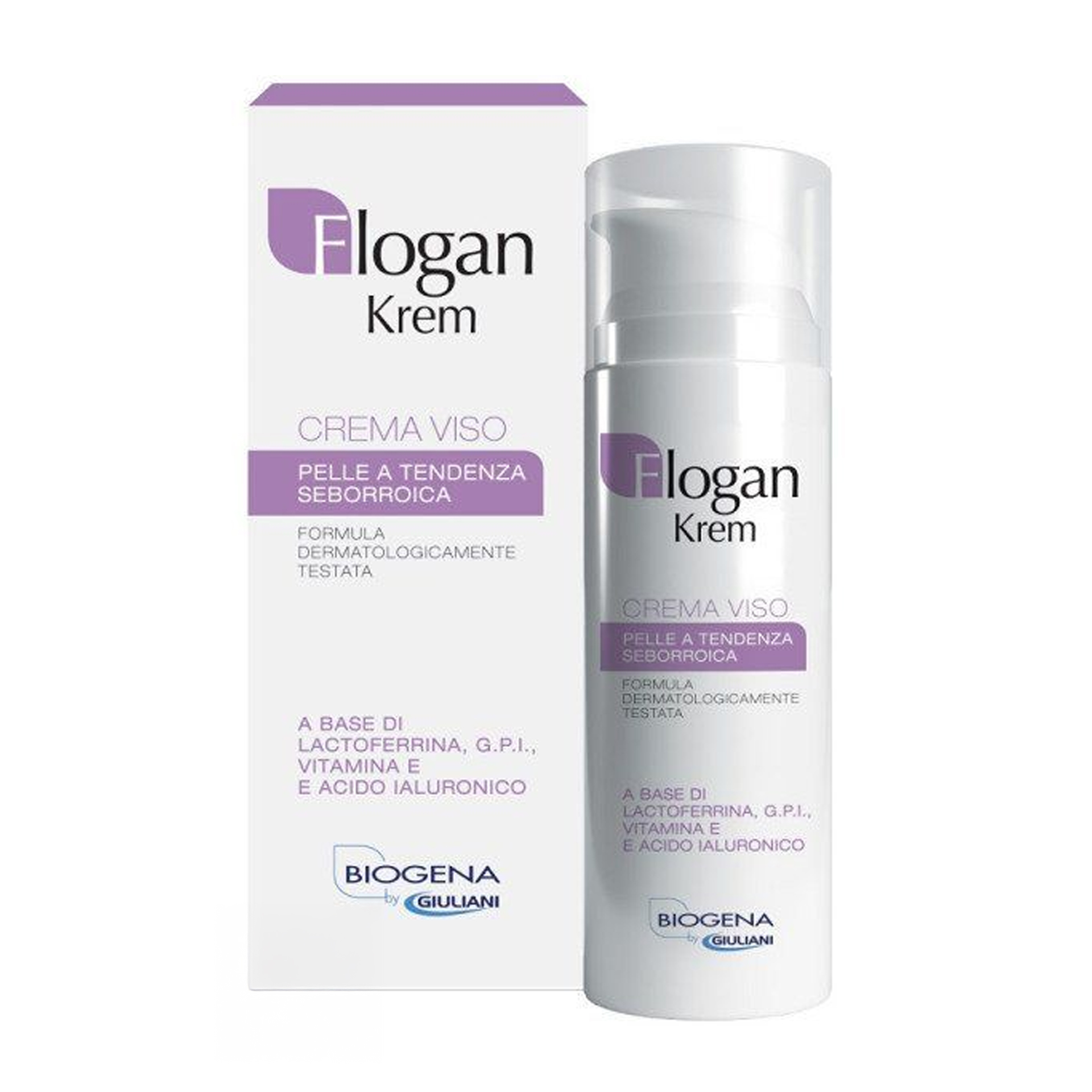 Biogena Flogankrem Crema Viso Pelle Tendenza Seborroica 50ml