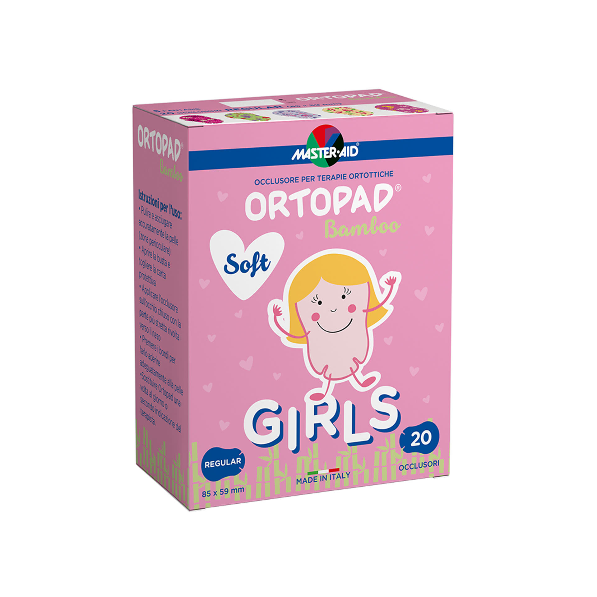 image - 934406277 - CEROTTO OCULARE PER ORTOTTICA ORTOPAD SOFT GIRLS REGULAR 20 PEZZI - 7895910_1.jpg