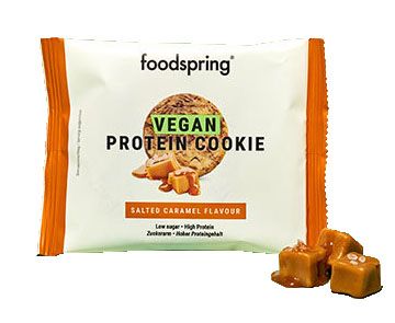 Foodspring Vegan Protein Biscotti Caramello Salato 50g