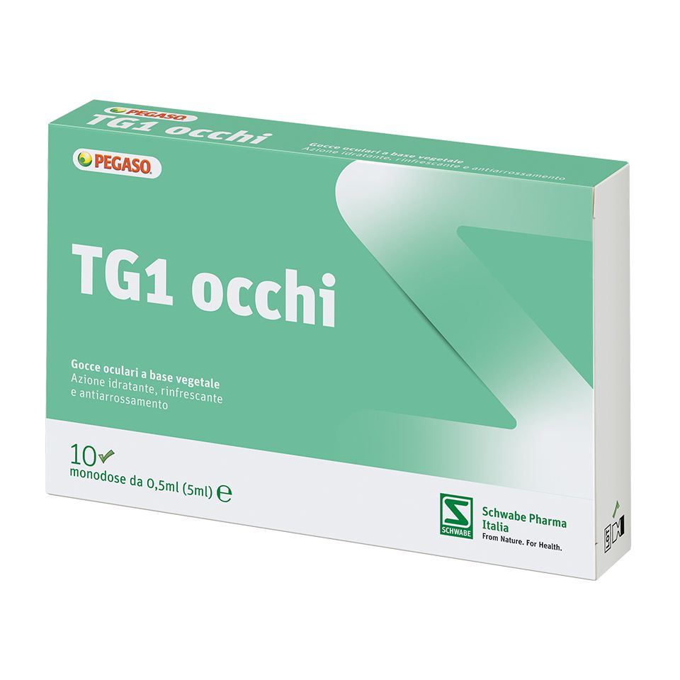 Tg1 Occhi Gocce occhi Per Occhi Arrossati 10 Flaconcini Monodose