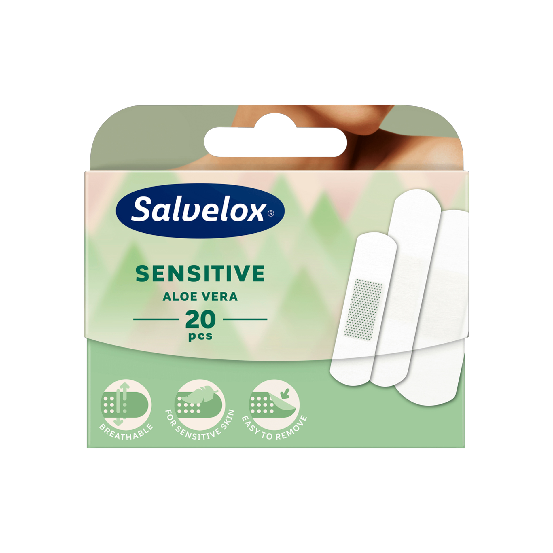 Salvelox Cerotti Sensitive Aloe Vera 20 Pezzi