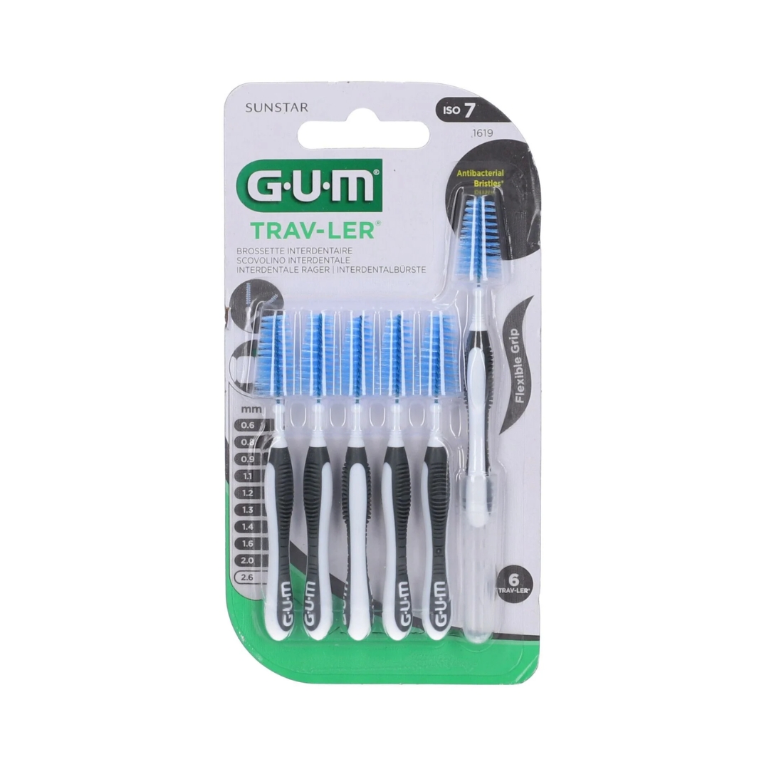 image - 980806956 - Scovolino interdentale ISO 7 (2,6 mm) progettato per rimuovere efficacemente la placca, ideale per spazi interdentali pi&ugrave; ampi. - 4707687_1.jpg