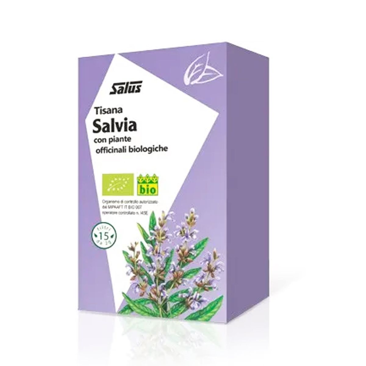 Salvia Tisana Anti-infiammatoria Digestiva 15 Filtri Bio