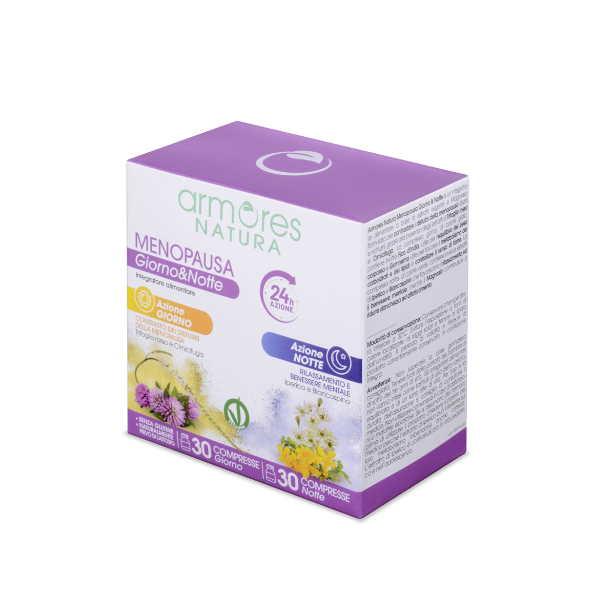 Armores Natura Menopausa Giorno E Notte 30+ 30 Compresse