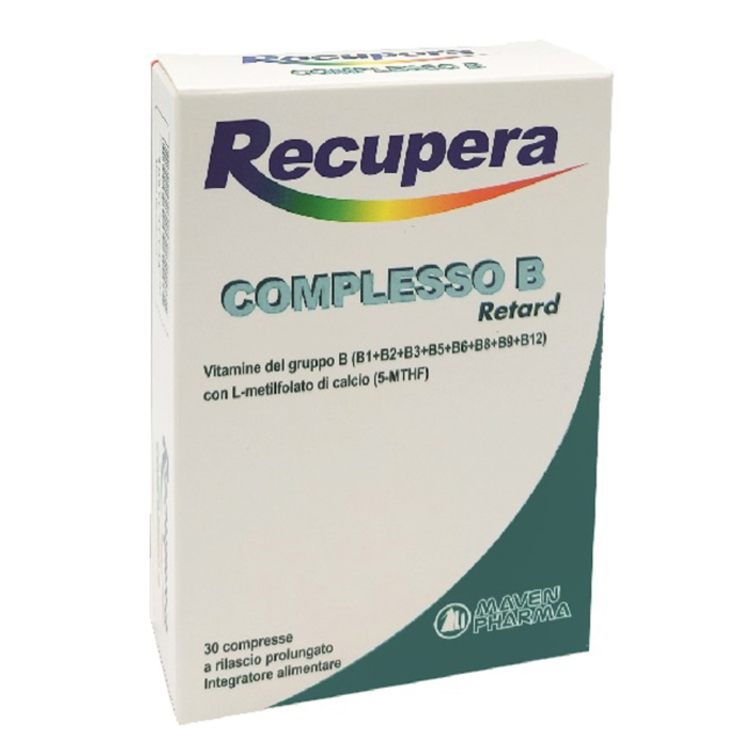 Recupera Complesso B Retard Integratore Vitamine B 30 Compresse