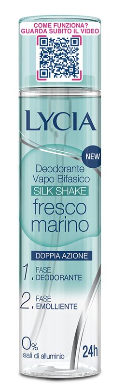 Lycia Deodorante Vapo Bifasico Silk Shake Fresco Marino 100ml