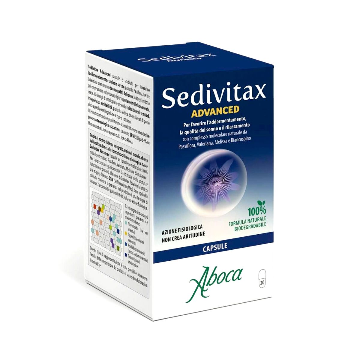 Aboca Sedivitax Advanced Integratore Sonno 30 Capsule