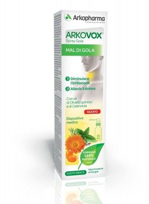 Arkopharma Arkovox Propoli Spray Gola Integratore Mal Di Gola 30ml