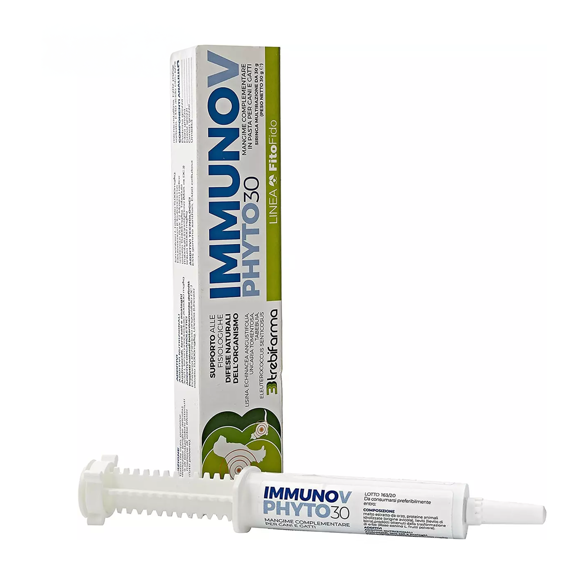 Immunov Phyto Pasta immunostimolante Cani E Gatti Siringa 30g