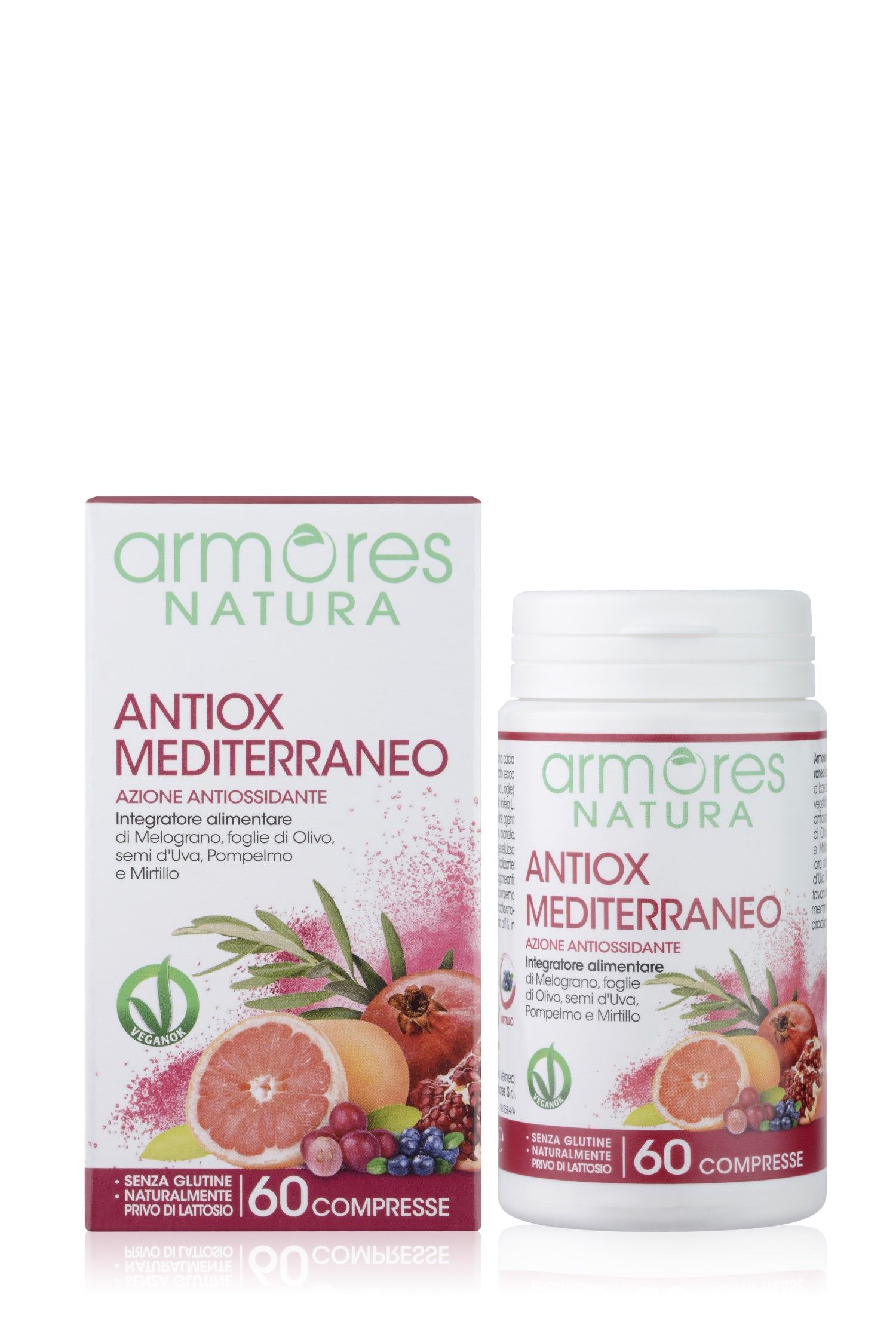 Armores Natura Antiox Mediterraneo Integratore Anti ossidante 60 Compresse