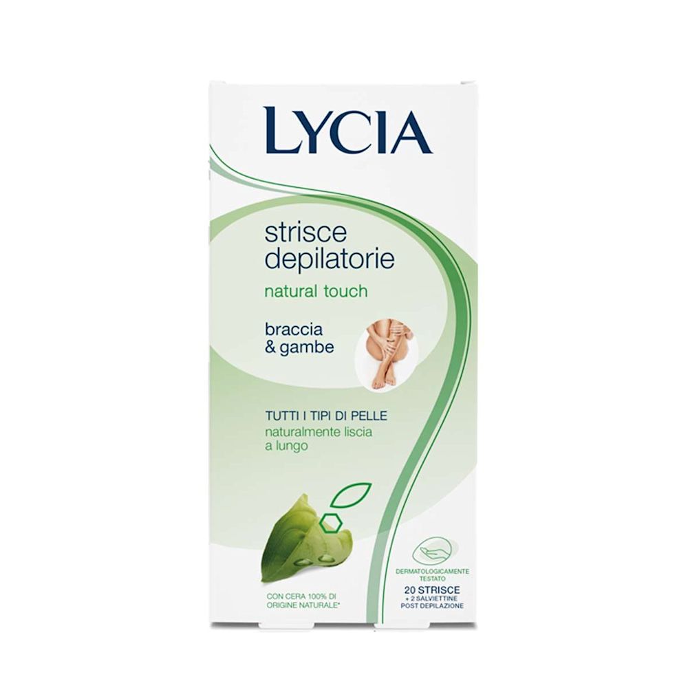 974892566 - Lycia Natural Touch Strisce Depilatorie gambe e braccia 20 pezzi - 4731631_1.jpg
